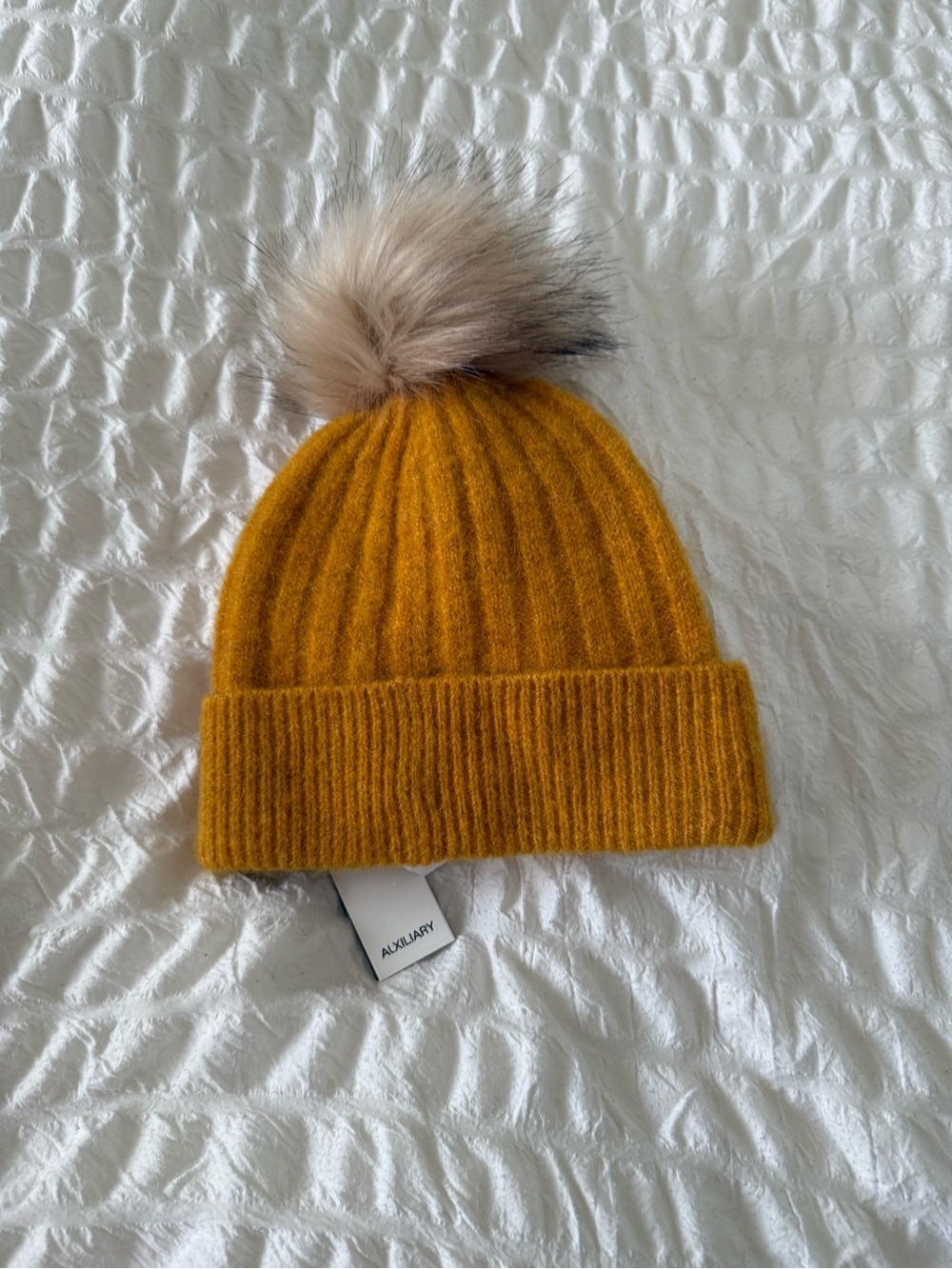 Auxiliary mustard Beanie
